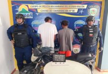 Municipio Silva| Dos detenidos por tenencia de droga