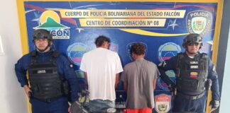 Municipio Silva| Dos detenidos por tenencia de droga