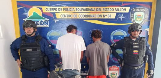 Municipio Silva| Dos detenidos por tenencia de droga