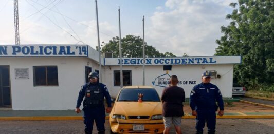Dabajuro| Ebrio chocó una casa, huyó y fue capturado tras resistirse a la autoridad
