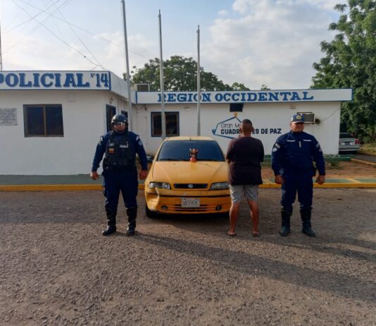 Dabajuro| Ebrio chocó una casa, huyó y fue capturado tras resistirse a la autoridad