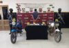 Municipio Mauroa| Detienen a «El Orejita» con cartuchos y dos motos
