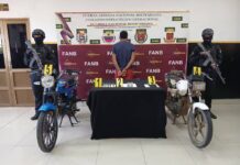 Municipio Mauroa| Detienen a «El Orejita» con cartuchos y dos motos