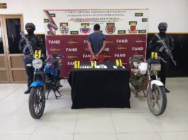 Municipio Mauroa| Detienen a «El Orejita» con cartuchos y dos motos