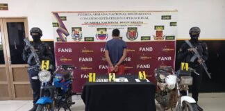 Municipio Mauroa| Detienen a «El Orejita» con cartuchos y dos motos