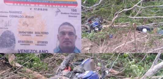 Municipio Colina| Fallecido en deslizamiento de moto
