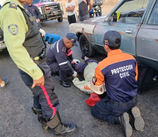 Punto Fijo| Lesionado funcionario de Policarirubana en accidente