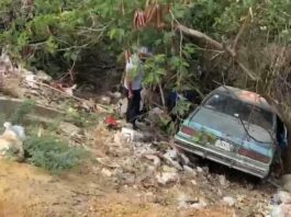 Punto Fijo| Vídeo| Transporte de la ruta Punto Fijo – Amuay cayó en quebrada de Guaranao