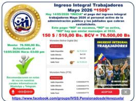 Monto| Inicia pago del Ingreso por Guerra Económica