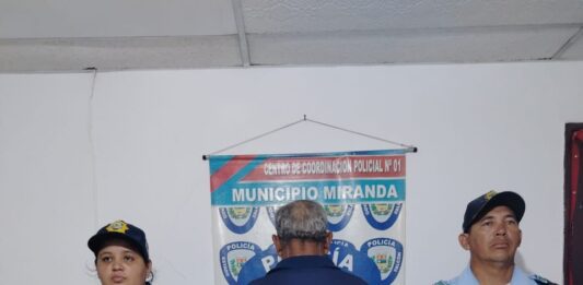 Coro|Detienen a hombre con un amplio registro policial