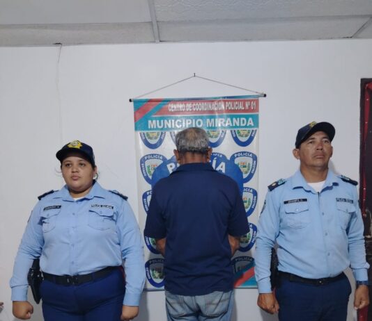 Coro|Detienen a hombre con un amplio registro policial