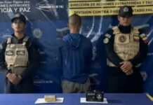 Coro| Detenido hombre con una panela de marihuana