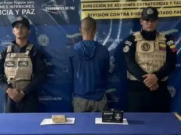 Coro| Detenido hombre con una panela de marihuana