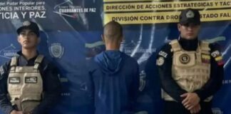 Coro| Detenido hombre con una panela de marihuana