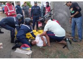 Tocópero| Motorizado chocó contra una pared