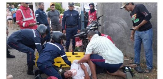 Tocópero| Motorizado chocó contra una pared