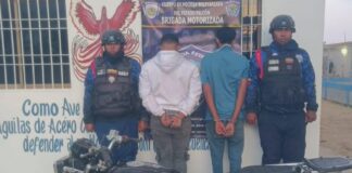 Coro| Motorizados ebrios y agresivos quedaron detenidos