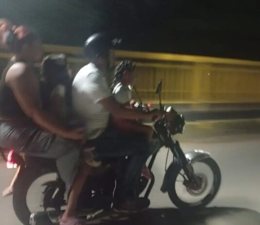 Aragua| Detenida pareja por traslado inseguro de niños en moto