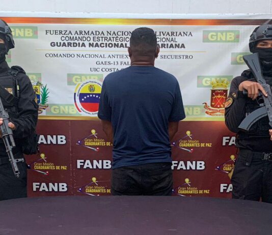Municipio Silva| Detenido por violencia contra su pareja