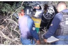 Los Taques| Esquivó un motorizado y se dio vueltas