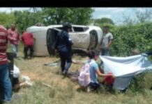Mene Mauroa| Vuelco de vehículo dejó tres lesionados
