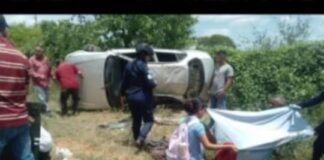 Mene Mauroa| Vuelco de vehículo dejó tres lesionados