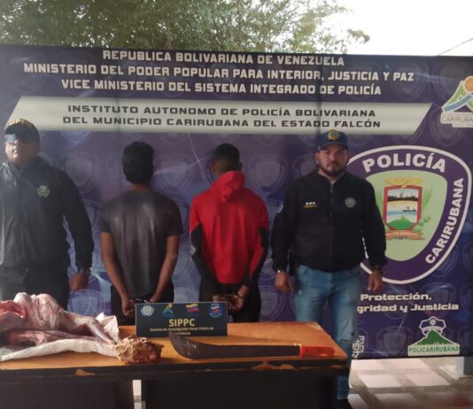 Municipio Carirubana| Dos detenidos por abigeato