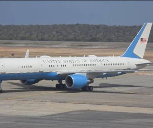 Reportan el arribo a Maiquetía de avión de la Fuerza Aérea de EEUU