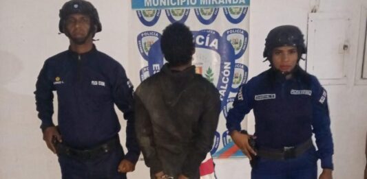 Polifalcón detiene a azote solicitado por el Tribunal de Punto Fijo