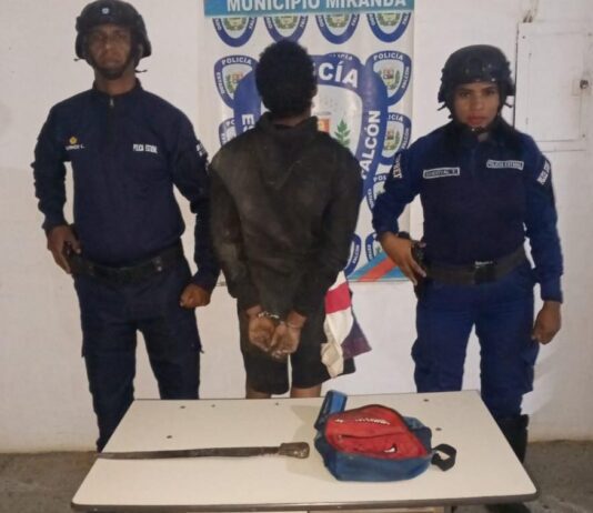 Polifalcón detiene a azote solicitado por el Tribunal de Punto Fijo