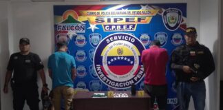 Coro| Detenidos dos integrantes de una banda delictiva