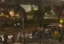 Estallan disturbios en Bogotá tras resultado del conteo preliminar en el balotaje presidencial