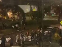 Estallan disturbios en Bogotá tras resultado del conteo preliminar en el balotaje presidencial