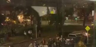 Estallan disturbios en Bogotá tras resultado del conteo preliminar en el balotaje presidencial