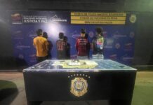 CORO| Cuatro detenidos por robo