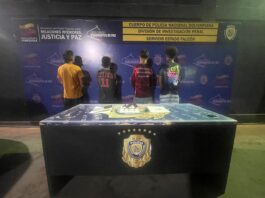 CORO| Cuatro detenidos por robo