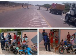 Punto Fijo| En El Cayude cerraron la vía por falta de energía eléctrica