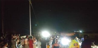 De esta manera le restablecieron el servicio de energía eléctrica en dos sectores de Las Piedras