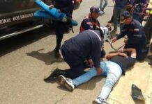 Coro| Motorizado sufrió escoriaciones en deslizamiento de moto