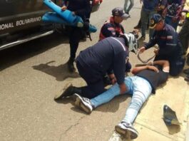 Coro| Motorizado sufrió escoriaciones en deslizamiento de moto