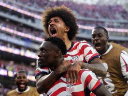 Estados Unidos debuta con autoridad y golea 4-1 a Paraguay