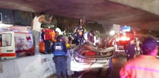 Caracas| Tres fallecidos y cuatro lesionados deja accidente