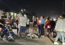 Vídeo| Lesionado funcionario policial en accidente de tránsito