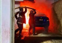 Coro| Corto circuito originó incendio de vehículo