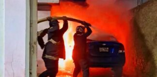 Coro| Corto circuito originó incendio de vehículo