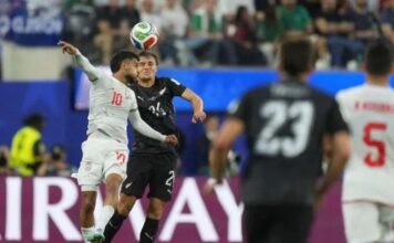 Irán y Nueva Zelanda protagonizaron empate