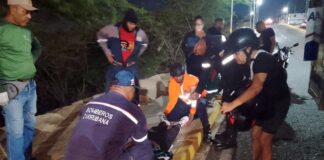 Punto Fijo| Colisión entre moto y vehículo dejó un lesionado