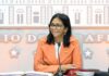 Delcy Rodríguez anuncia línea 0800EXTORSIÓN para “acabar con la matraca”