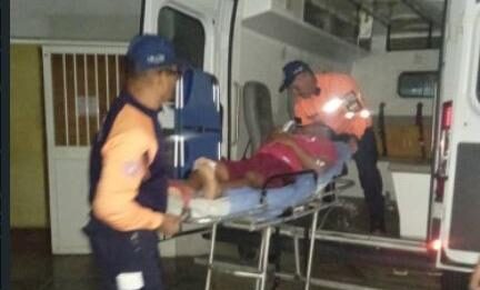 Municipio Falcón| Joven sufrió serias lesiones en deslizamiento de moto