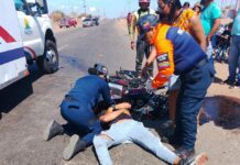 Coro| Motorizados colisionaron y este es el resultado